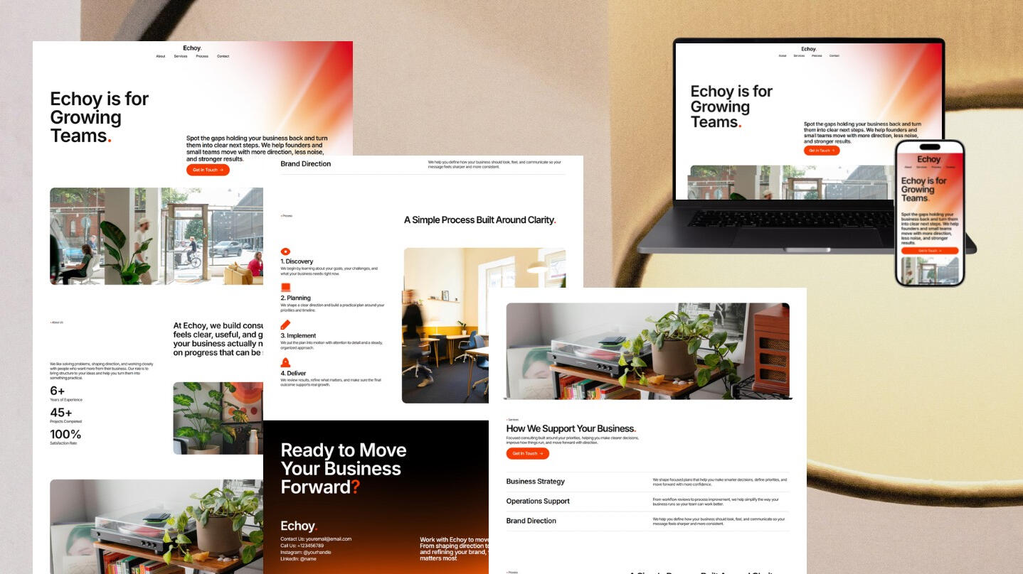 aesthetic carrd templates for businesses
